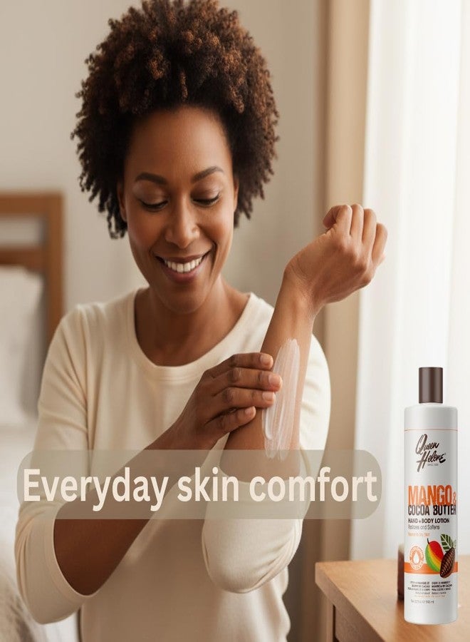Queen Helene Mango & Cocoa Butter Hand & Body Lotion – Deep Moisturizing Formula that Softens, Smooths & Restores Radiance | 32 oz - Image 4